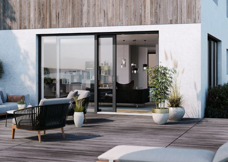 Posuvné dvere Rehau Synego predstavujú najvyššiu kvalitu v konkurenčnom boji